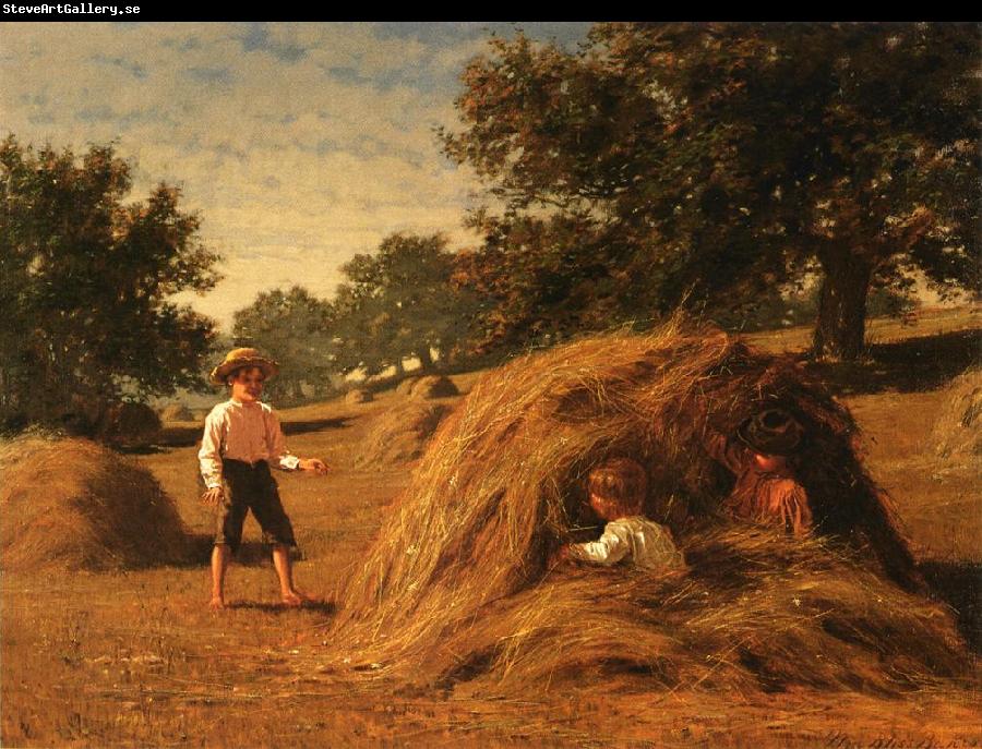 William Bliss Baker Hiding in the Haycocks